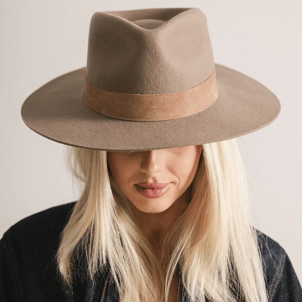 GIGI PIP Miller Fedora Hat Brown X-Small 55 cm